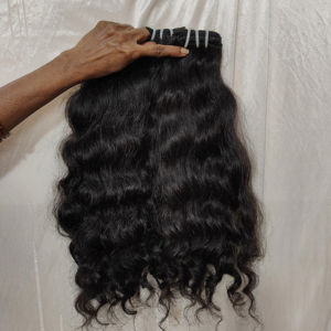 ผมทอแบบเรมีธรรมชาติจากอินเดียผมแท้จากอินเดียไม่ผ่านกระบวนการ100% - Product Image 1