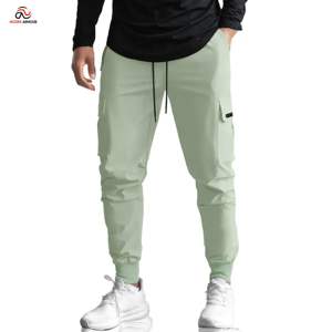 2025 hommes Streetwear fabricant surdimensionné empilé réglable OEM service logo personnalisé imprimé nouveaux hommes pantalons de survêtement - Product Image 1