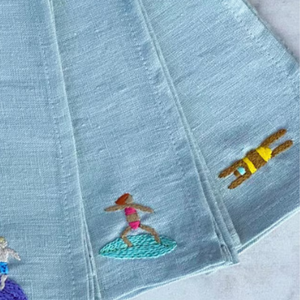 Servilletas de tela bordadas, servilletas de cena, lavables, suaves, reutilizables para mesa de comedor, boda, fiesta, cena familiar, OEM - Product Image 6