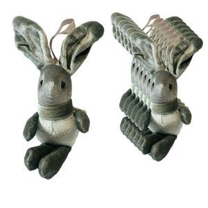 6 pezzi 8 pollici fatti a mano coniglietto di pasqua animale imbottito Super morbido cotone PP vendita calda ODM borsa personalizzabile per il bambino - Product Image 6