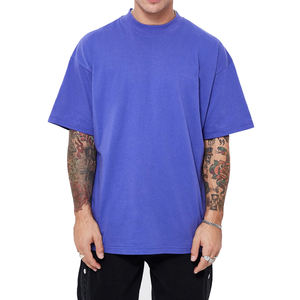 100% poliéster algodón Feel US tamaño hombres camisetas lisas impresión personalizada sublimación camisas en blanco - Product Image 3