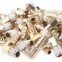 Raccord coudé à 90 degrés en laiton poli forgé durable, filetage NPT classe 150, raccord mâle pour tuyau, résistant à la corrosion, pour plomberie et hydraulique