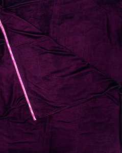 Black 9000 Velvet Micro To-Ton Wine Cortina de doble sombra 100% Poliéster Ecológico para Bodas de niñas - Product Image 2