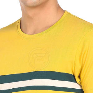 T-shirt vierge en coton tricoté 100 % personnalisé à faible MOQ pour homme – Respirant, écologique et séchage rapide 220g Service OEM/ODM - Product Image 4