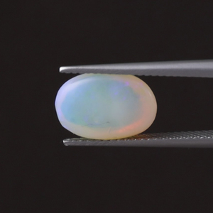 Opale naturelle blanche en vrac, pierre précieuse, 3,66 carats, coupe ovale, 12,5x9 mm, 6 mm, certifiée IGI, opale taillée à la main, polie, pour la fabrication de bijoux - Product Image 2