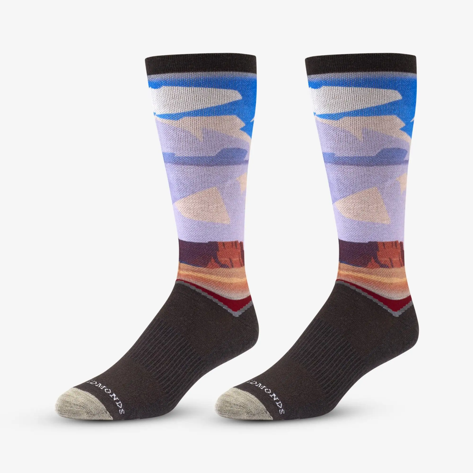 Sublimation White Socks Polyester Crew Men Unisex Different Sizes Printed Blank Socks 2024