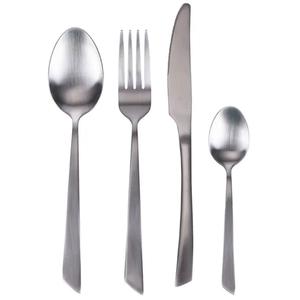 Único revestimiento láser mango plano elegante cubiertos en espejo pulido Hotel restaurante hogar reutilizable juego de cubiertos de acero con espejo - Product Image 6