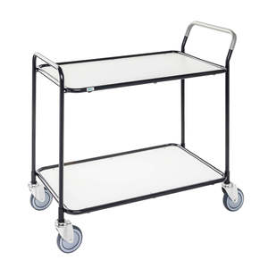 Carrito de Servicio de Acero Inoxidable Blanco KM30770-S6, Material Metálico - Product Image 1