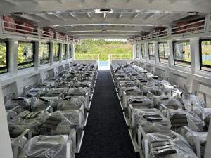 Nouveau bateau ferry à passagers en aluminium de 15m*5m, propulsé à l'essence, avec 60 sièges, pour les trajets quotidiens ou la navigation de plaisance - Product Image 4