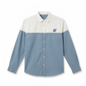 Chemise décontractée pour hommes, boutonnée, à manches longues, en coton, légère, vêtements à la mode pour l'été, à porter au quotidien et le week-end - Product Image 1
