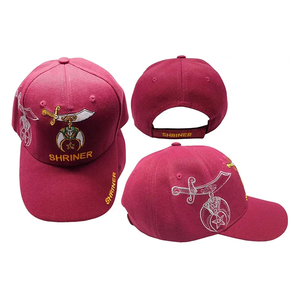Casquette de baseball Shriners bordeaux, chapeau Shriner, croissant de lune, scimitar, maçonnique, unisexe, insignes, chapeaux personnalisés, sportif, courant - Product Image 4