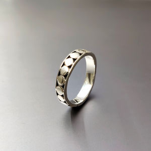 Everyday Wear Fine <b>Silver</b> <b>Ring</b> (4.1 Grams) Platinum with Rhodium Plating IGI Certified Rhodium <b>Set</b> Gemstone Jewelry - Product Image 1