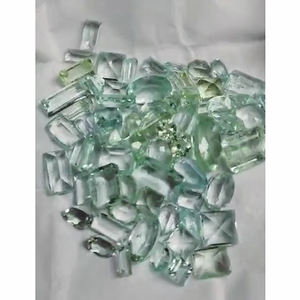 พลอยอความารีนธรรมชาติ72ชิ้นขนาด8มม.-18มม. เจียระไนสี่เหลี่ยมมุมฉาก192 CTS สีฟ้าเรา $198 iroc - Product Image 1