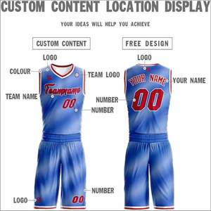 Conjuntos de Uniformes de Baloncesto Unisex de Alta Calidad de Secado Rápido, Camisetas de Fútbol Transpirables Estampadas Personalizadas, Antibacterianas 100% - Product Image 5