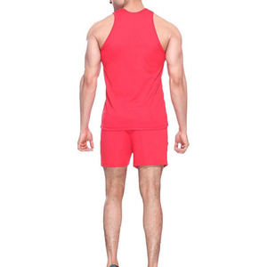 Chalecos de boxeo sin mangas para hombre a precio asequible, ropa deportiva elástica, traje de boxeo de 2 piezas Unisex - Product Image 2