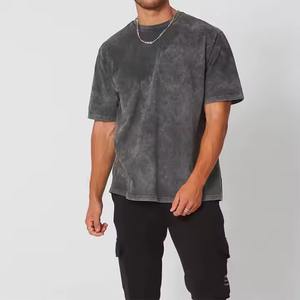 T-shirt oversize à manches courtes pour hommes de haute qualité Logo personnalisé Respirant Lavage à l'acide solide Coupe ample Plus Size Design vierge - Product Image 1