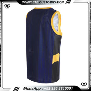 ชุดบาสเก็ตบอลอเมริกันขายส่ง แบบเย็บและรีดร้อน คุณภาพสูง - Product Image 3