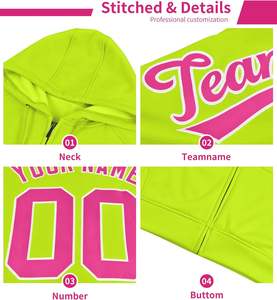 Sudaderas con cremallera personalizadas con logotipo de empresa o equipo Tela de mezcla de algodón para uso diario o entrenamiento Producción OEM - Product Image 4