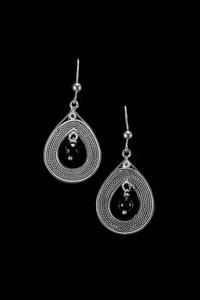 High Quality <b>Handmade</b> Silver Filigree Silver Plated Women's Stud <b>Earrings</b> with Glittering Shine Indian Supplier Fashion - Product Image 2