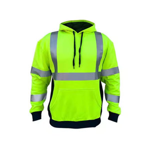 Nouveau style de sweat à capuche de sécurité taille personnalisée sweat à capuche de sécurité haute visibilité meilleure qualité sweat à capuche de sécurité fabriqué au Pakistan - Product Image 1