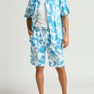 2025 prendas de vestir de moda Venta de verano mercado suministro en línea hombres pantalones cortos de impresión ligero pieza fresca pantalones cortos de impresión para hombre - Product Image 4