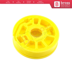 Régulateur de lève-vitre électrique avant jaune BWR196 pour E39 1995-2004 - Product Image 4