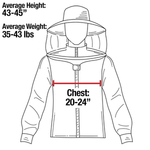 เสื้อแจ็กเก็ตสำหรับเลี้ยงผึ้งระบายอากาศได้ดีเสื้อแจ็คเก็ตผ้าโพลีเอสเตอร์สั่งพิมพ์ฉลากได้ตามต้องการ - Product Image 6