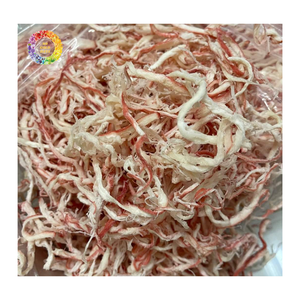 Calamar Deshidratado en Tiras con Sabor a Coco, Delicioso Snack de Calamar Deshidratado en Tiras al Vapor con Coco, Snack de Mariscos Sazonado - Product Image 2