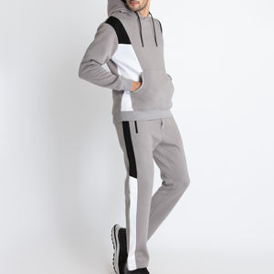 Chándal Deportivo Informal para Hombre, Corte Ajustado, con Forro Polar, con Logotipo Personalizado, 100% Algodón, Transpirable, OEM - Product Image 6