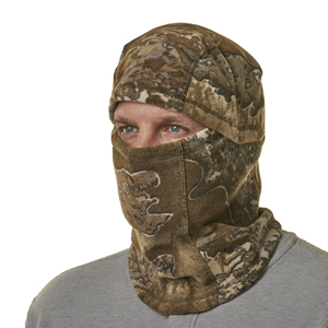 หน้ากากคลุมหน้าแบบเต็มหน้าลายพรางคุณภาพสูง ผ้าฟลีซสำหรับฤดูหนาว สีและโลโก้สั่งทำได้ พร้อมที่ยึดกล้อง สำหรับกิจกรรมกลางแจ้งและล่าสัตว์ สำหรับผู้ชาย - Product Image 6