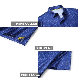Polos informales de alta calidad OEM a precio de fábrica para hombre, Polo bordado transpirable de secado rápido a granel para Polo personalizado - Product Image 4