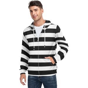 Couleur de la peau Logo personnalisé 400 Gsm haute qualité coton polaire à capuche fermeture éclair hommes vestes avec poche - Product Image 2