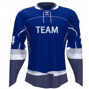 Servicio OEM, Camisetas de Hockey sobre Hielo Sublimadas Personalizadas de Alta Calidad, Transpirables, de Secado Rápido, Colores y Logotipos Personalizables, 100% Poliéster - Product Image 5