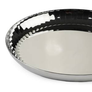 Bandeja de Servicio Personalizable de Acero Inoxidable de Estilo Moderno, de Alta Calidad, Duradera, Artesanía en Metal para Fiestas y Bodas - Venta al por Mayor - Product Image 1