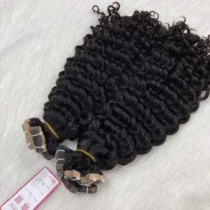 Apohair 100gms ผมมนุษย์สองชั้น40ชิ้นทำจากเทปหยิกเรียงตามหนังศีรษะ - Product Image 2