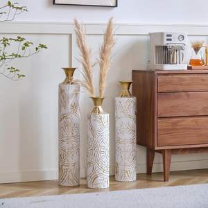 Elegante Florero de Hierro de Diseño Costero Moderno para Hogares y Hoteles de Primera Categoría, Marca Zahid Internacional - Product Image 6