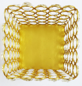 Centro de mesa de diseño elegante con cuentas de cristal, decoración votiva, portavelas, suministros de accesorios de relámpago - Product Image 4