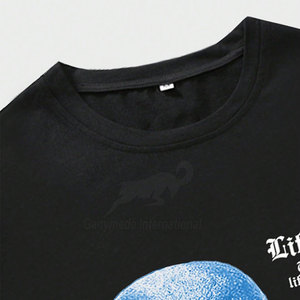 เสื้อยืดผ้าฝ้ายลำลองพิมพ์ลายโลโก้ตามสั่ง ขายส่งสำหรับแบรนด์และผู้ค้าปลีก - Product Image 3