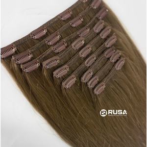 Extensiones de Cabello Natural Vietnamita de Alta Calidad con Clip, Venta al Por Mayor de Fábrica, Personalizadas, Sin Sintético, con Longitud de 10 a 34 Pulgadas - Product Image 3