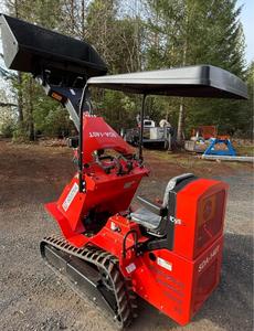 Livraison gratuite AGT SDA 140t 15hp Mini chargeuse compacte à chenilles CE EPA Moteur à essence Mini chargeuse compacte à chenilles pour tous les terrains - Product Image 5