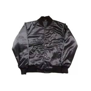 Varsity Satin Bomber <b>Jacket</b> - Product Image 3