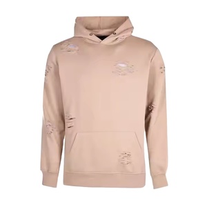 Sweat à capuche pour homme personnalisé, épais, délavé à l'acide, 100% coton, doublure polaire, coupe classique, pull-over, hiver, écologique, anti-plis - Product Image 4