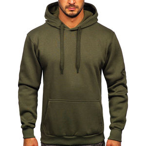 Sudadera con capucha lisa con logotipo personalizado para hombre, ropa de calle de gran tamaño, Jersey OEM, sudadera de lana, diseño personalizado, impresión bordada a granel - Product Image 1