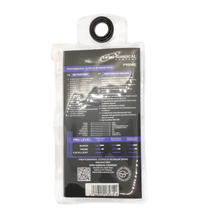 Ciseaux à cuticules professionnels 3Pro, soin des ongles, SP-11-18, pédicure, lame droite et incurvée, céramique, manche en plastique, logo personnalisé - Product Image 4