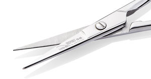 NGHIA Ensemble professionnel de manucure et de pédicure de haute qualité Ciseaux à sourcils ES-05 en acier inoxydable Pince à cuticules Finition gel polie - Product Image 3