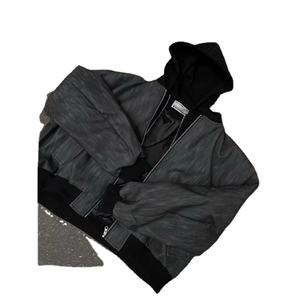 Chaqueta de Cuero Genuino Lavada con Uniforme de Béisbol Vintage para Hombre, Invierno, Regular, Impermeable, Transpirable y Ecológica - Product Image 1