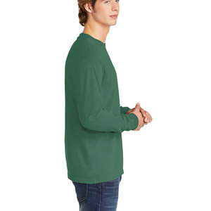 Nuevo diseño 240 Gsm algodón Flecce cuello redondo liso negro personalizado mezcla impresa hombres sudadera de manga larga - Product Image 4