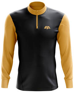 แจ็กเก็ตผ้าถักกันน้ำสำหรับฝึกซ้อมผ้าโพลีเอสเตอร์แห้งเร็วสำหรับฤดูหนาวโลโก้ตามสั่ง100% ผ้าถักไซส์พิเศษ - Product Image 1