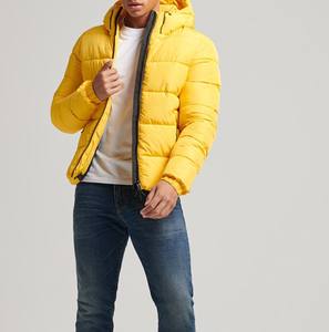 Toutes les couleurs unies Veste d'hiver chaude à col montant pour adultes High Street Casual Slim Zipper Waterproof Outwear Dyed - Product Image 4