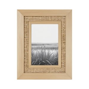 Mejor Venta de tamaño personalizado 4x6 patrón de tejido de ratán de madera marco de fotos de mesa 9,5 \ "X 7,5 \" accesorio de decoración del hogar - Product Image 4